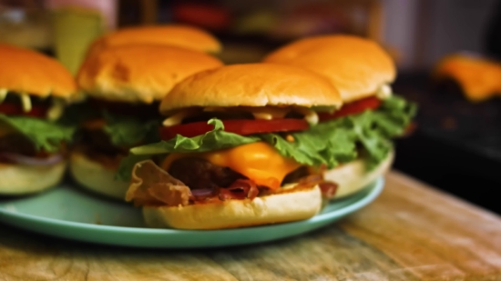 Leawo Video Downloader, Cheeseburger, Sandwich, Hamburger, Lettuce, Meal