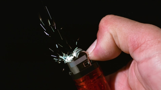 Lighter, Device, Hand, Holding, Close, Finger