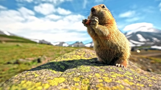 Marmot, Rodent, Mammal, Wildlife, Wild, Fur