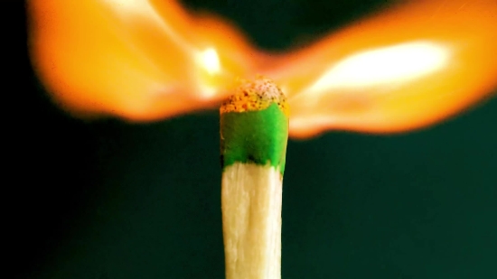 Matchstick, Stick, Orange, Fire, Close, Bright