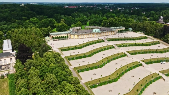 Maze, Landscape, Rural, Agriculture, Travel, Palace