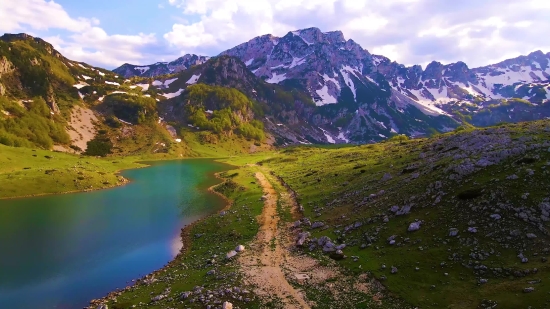 Motion Background Loops, Mountain, Range, Landscape, Mountains, Lake