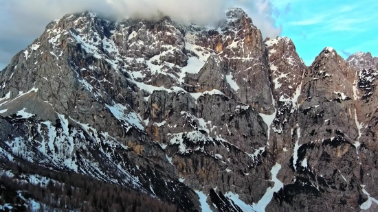 Mountain, Alp, Line, Snow, Landscape, Mountains