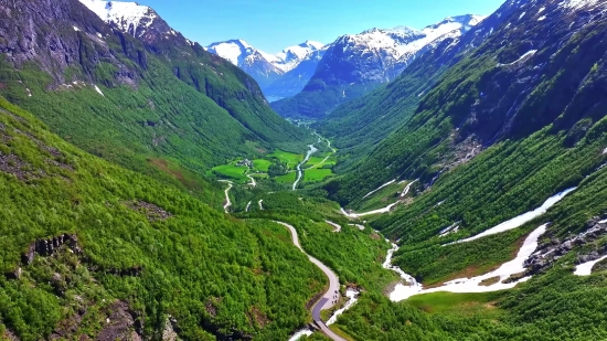 Mountain, Alp, Mountains, Landscape, Highland, Valley