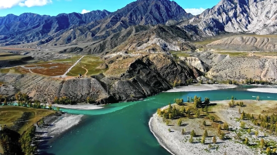 Mountain, Basin, Landscape, Lake, Natural Depression, Mountains