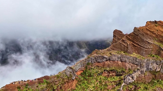 Mountain, Canyon, Cliff, Landscape, Rock, Sky