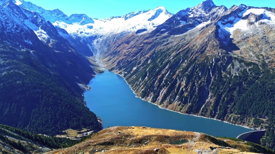 Mountain, Glacier, Range, Snow, Mountains, Alp