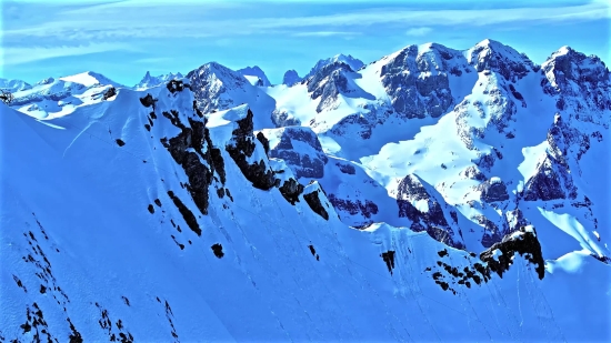 Mountain, Glacier, Snow, Alp, Ice, Landscape