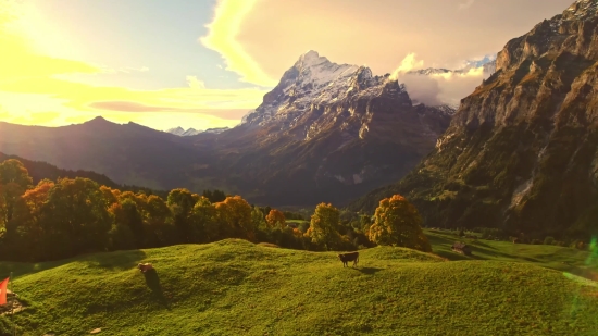 Mountain, Highland, Landscape, Mountains, Range, Sky