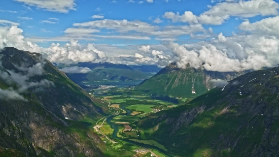 Mountain, Highland, Mountains, Landscape, Glacier, Snow