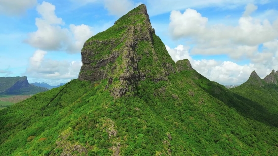 Mountain, Knoll, Landscape, Mountains, Sky, Cliff