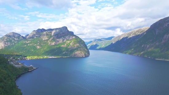 Mountain, Landscape, Lake, Range, Sky, Mountains