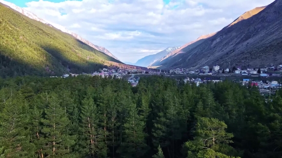 Mountain, Landscape, Mountains, Range, Valley, Highland