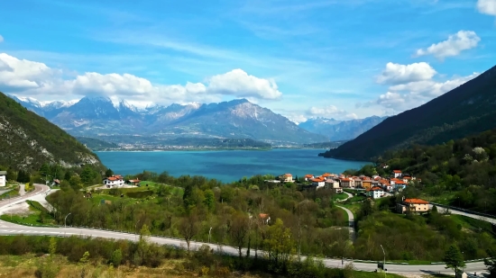 Mountain, Landscape, Water, Shoreline, Lake, Sea