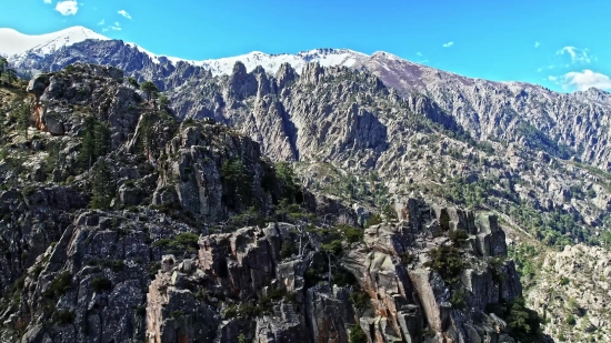 Mountain, Line, Range, Mountains, Landscape, Snow