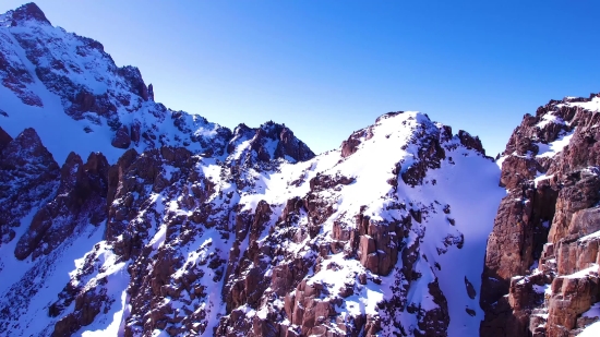 Mountain, Line, Snow, Alp, Glacier, Landscape