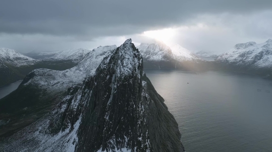 Mountain, Line, Snow, Ice, Glacier, Mountains