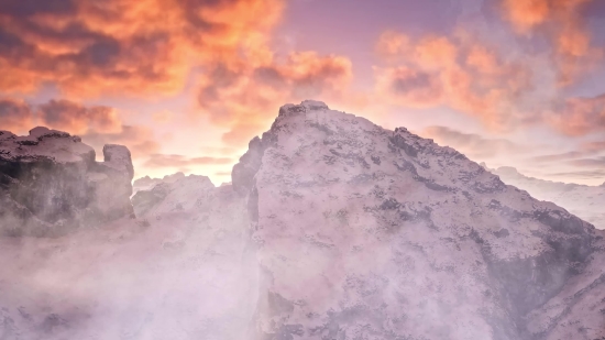 Mountain, Line, Snow, Landscape, Peak, Sky