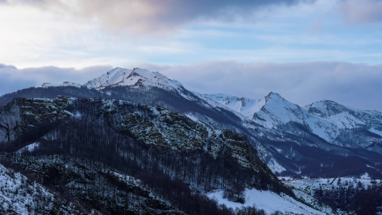 Mountain, Range, Glacier, Snow, Alp, Peak