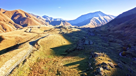 Mountain, Range, Highland, Landscape, Mountains, Snow