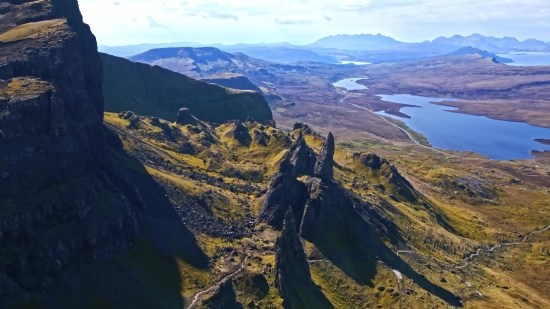 Mountain, Range, Landscape, Mountains, Sky, Valley