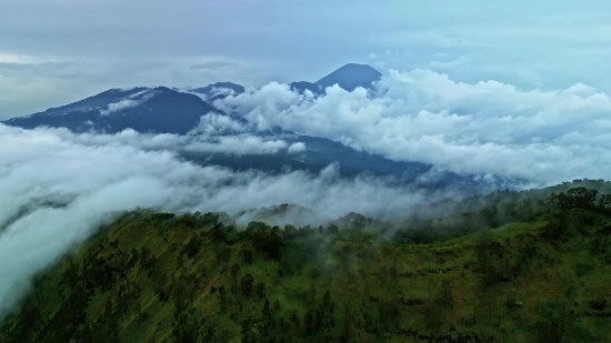 Mountain, Range, Landscape, Sky, Volcano, Highland