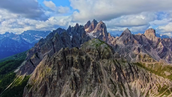 Mountain, Range, Line, Mountains, Landscape, Snow