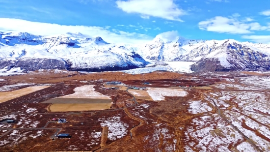 Mountain, Range, Snow, Glacier, Landscape, Mountains