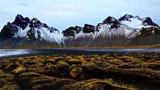 Mountain, Range, Snow, Glacier, Mountains, Landscape