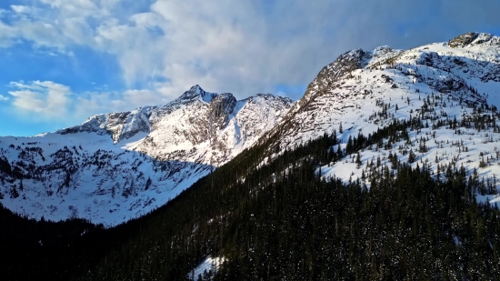 Mountain, Snow, Glacier, Alp, Range, Landscape