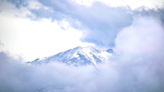 Mountain, Snow, Ice, Volcano, Glacier, Range