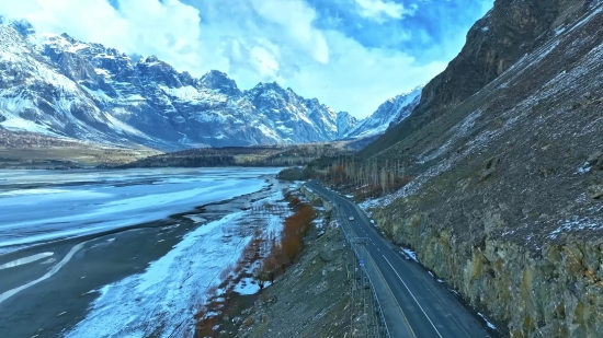 Mountain, Snow, Landscape, Range, Mountains, Ascent