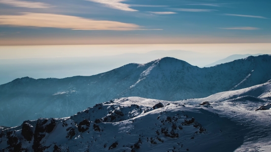 Mountain, Snow, Line, Glacier, Mountains, Peak