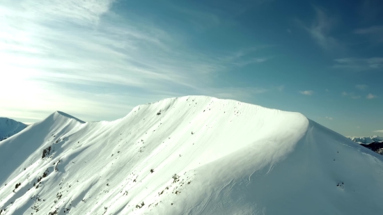 Mountain, Snow, Line, Ice, Landscape, Sky