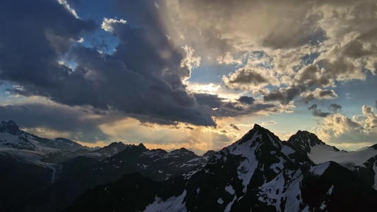 Mountain, Snow, Range, Alp, Glacier, Landscape