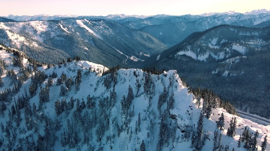 Mountain, Snow, Range, Glacier, Mountains, Landscape