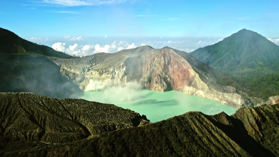 Mountain, Volcano, Glacier, Natural Elevation, Landscape, Geological Formation