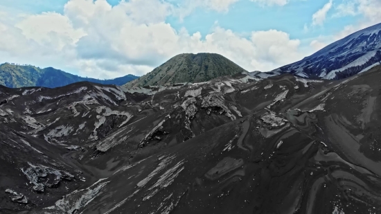 Mountain, Volcano, Natural Elevation, Snow, Geological Formation, Peak