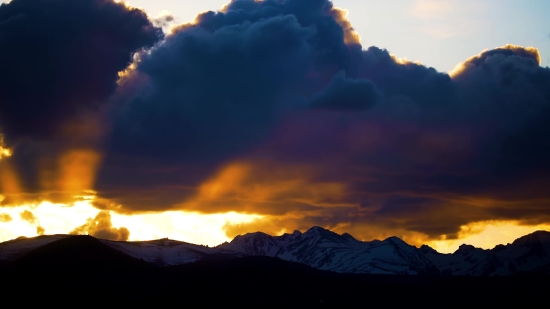 Mountain, Volcano, Sun, Natural Elevation, Sky, Landscape