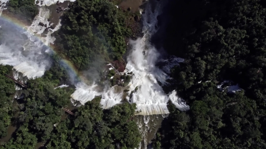 Mountain, Waterfall, Volcano, River, Stream, Water