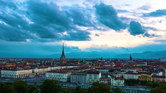 Moving Video Background, City, Sky, Architecture, Waterfront, Urban