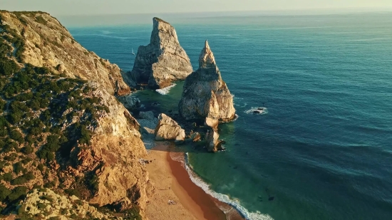 Nature Video Clips Download Free, Cliff, Ocean, Geological Formation, Sea, Promontory