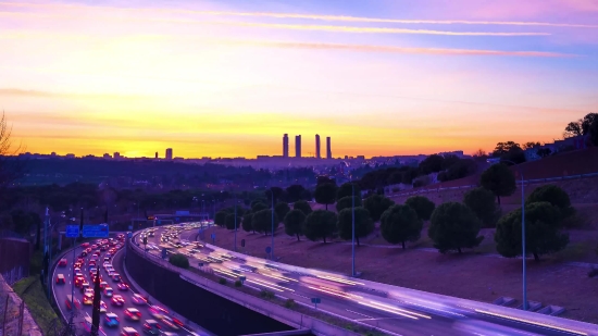 Night, Road, City, Travel, Sky, Highway