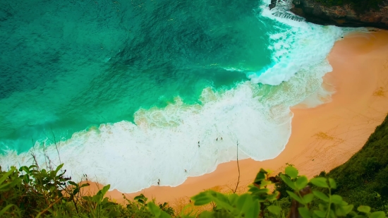 Ocean, Beach, Sea, Acrylic, Water, Coast