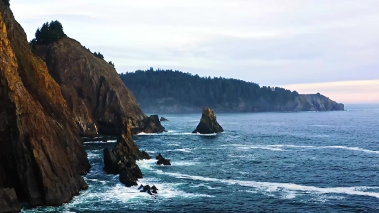 Ocean, Beach, Sea, Coast, Ship, Water