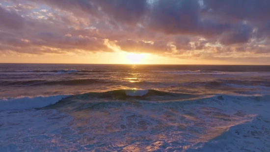 Ocean, Beach, Sunset, Sun, Sea, Sunrise