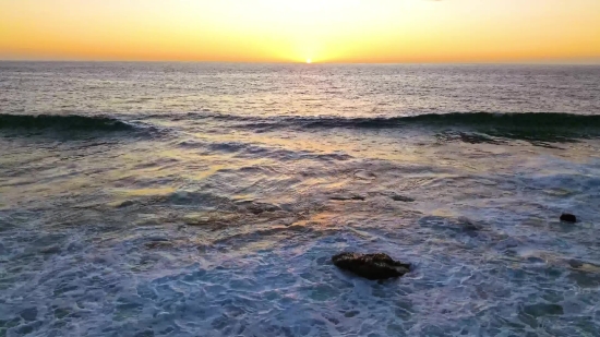 Ocean, Body Of Water, Sea, Beach, Sunset, Water