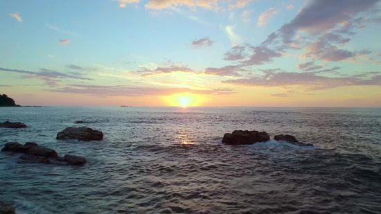 Ocean, Sea, Beach, Body Of Water, Water, Sunset