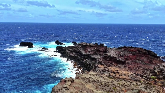 Ocean, Sea, Beach, Coast, Shoreline, Water