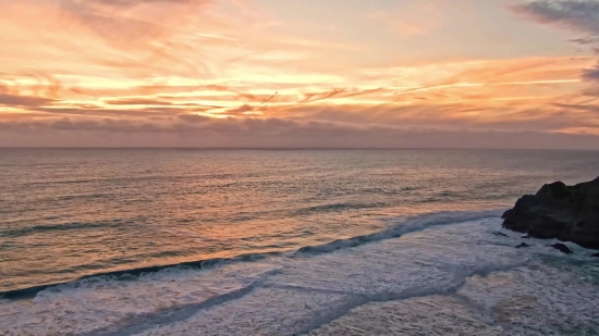 Ocean, Sea, Beach, Water, Sunset, Sand